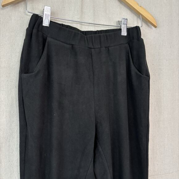 Tov Los Angeles Fleece Pants Women 38 2/4 Paper Bag Hem Soft Eclectic Boho Comfy - Picture 2 of 9